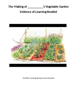 Preview of Vegetable Garden Enterprise Booklet