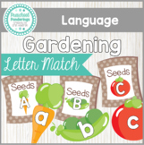 Vegetable Garden Theme - Preschool Language Alphabet Match