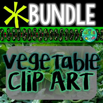 Preview of Vegetable Seeds, Seedlings, Plants & Garden Tools Clip Art BUNDLE