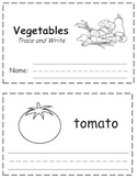 Vegetable Words Trace & Write Book