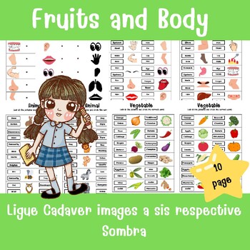 Preview of Vegetable and Fruits and body