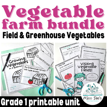 Preview of Vegetable farm visit bundle │ Fields and Greenhouse with a lab for Grade 1