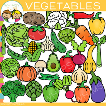 Preview of Vegetables Clip Art {Food Group Clip Art}