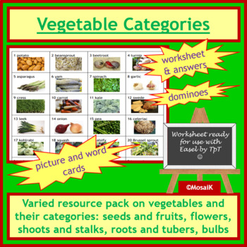 Preview of Vegetables Cooking Health resource pack