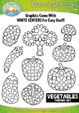 Vegetables Dab-A-Dot Markers Graphics Clipart {Zip-A-Dee-D