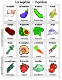 Vegetables - Los vegetales - Bingo Bilingüe - Bilingual bingo