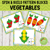 Vegetables Pattern Blocks Spin and Build