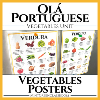 Preview of Vegetables Poster in Brazilian Portuguese