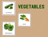 Vegetables • Three Part Cards • Digital Montessori