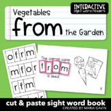 Emergent Reader for Sight Word FROM: "Vegetables from the 