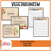 Vegetarianism Presentation and Notes | FCS | Family and Co