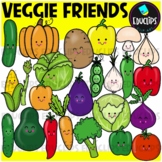 Veggie Friends Clip Art Set {Educlips Clipart}
