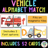 Vehicle Alphabet Letter Match Activity -  Literacy Centre 