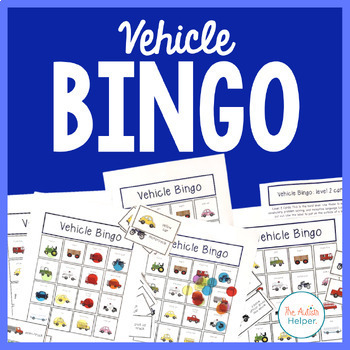 Preview of Vehicle Bingo