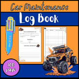 Vehicle Car Maintenance Log Book