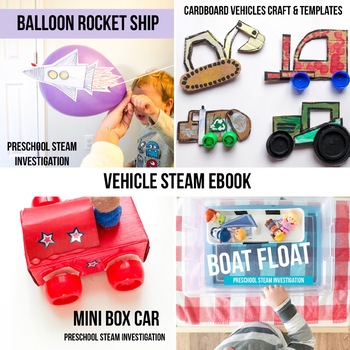 Preview of Vehicle STEAM eBook