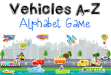 Vehicles & Transportation Alphabet Matching Game A-Z