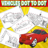 Vehicles Dot To Dot 1-20, Skip Counting By 2, 5, 10, Conne