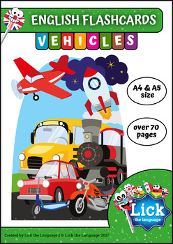 Preview of Vehicles - English Flashcards