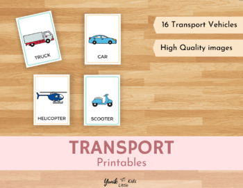 Vehicles - Flashcards by Divya K | TPT