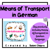 Vehicles In German- Flash Cards