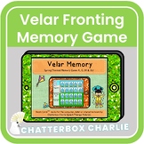 Velar Fronting Spring Memory Game K and G SK QU Speech The