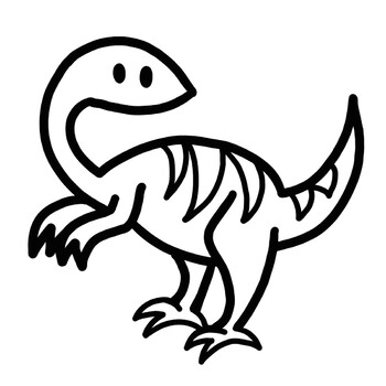 Preview of Velociraptor Blank