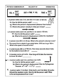 Fillable Online 2: Speed and Velocity Worksheet Fax Email Print - pdfFiller