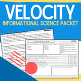 Velocity: Informational Force & Motion Reading Passage, Wo