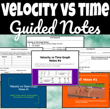 Preview of Velocity vs Time Graph Notes