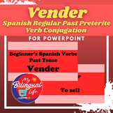 Vender - Spanish Regular -ER Past Preterite Verb Conjugati