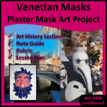 Preview of Venetian Masks Plaster Mask Art Project