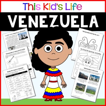 Preview of Venezuela Country Study: Reading & Writing + Google Slides/PPT Distance Learning