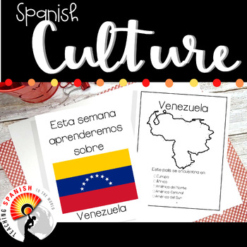 Preview of Venezuela Easy Spanish Worksheets Pack