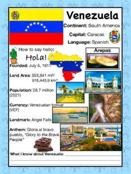 travel brochure for venezuela