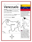 VENEZUELA - Introductory Geography Worksheet