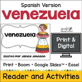 Venezuela Spanish Country Study Reader & Activities Print 