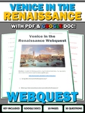 Venice in the Renaissance - Webquest with Key (Google Doc 