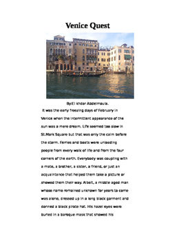 QUEST for Venice, a short story with so much mystery!