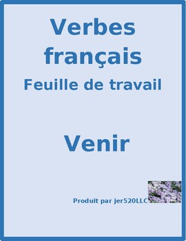 venir french worksheet verb teacherspayteachers