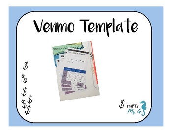 Money Economy Venmo Template By Crafty Ms G Teachers Pay Teachers