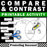Venn Diagram Compare and Contrast Activities Cut and Paste