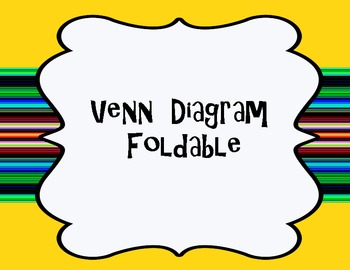 Preview of Venn Diagram Foldable
