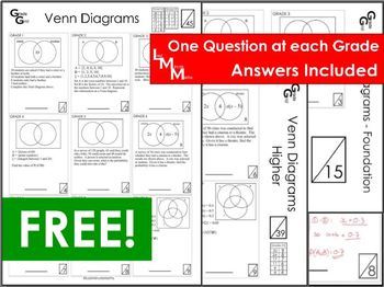 venn diagrams grade grid by lastminutemaths teachers pay teachers