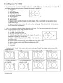 Venn Diagrams Part 1 2012 with Answer Key (Editable)