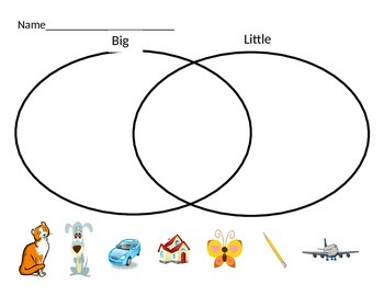 Preview of Venn Diagrams for Kindergarten