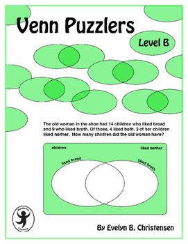 Preview of Venn Puzzlers Level B [Distance Learning]