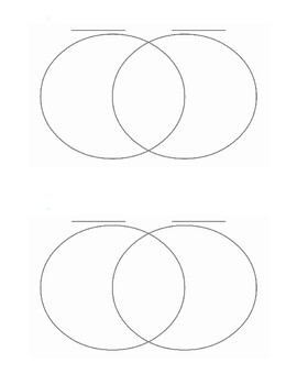 Preview of Venn diagram half sheet