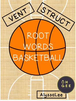 Preview of Vent & Struct Root Word Basketball