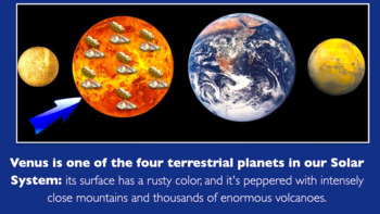 Preview of VENUS: Animated Keynote/PPT Presentation, Colorful Science Solar System